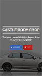 Mobile Screenshot of castlebodyshop.com